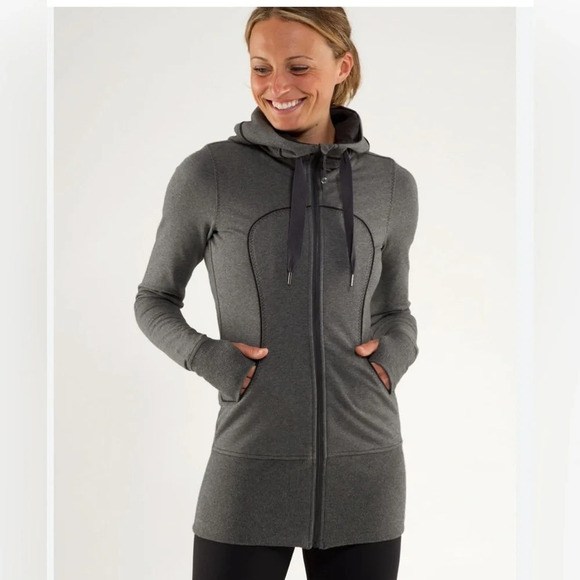 Off white lululemon size 4 live simply hoody - Picture 2 of 5